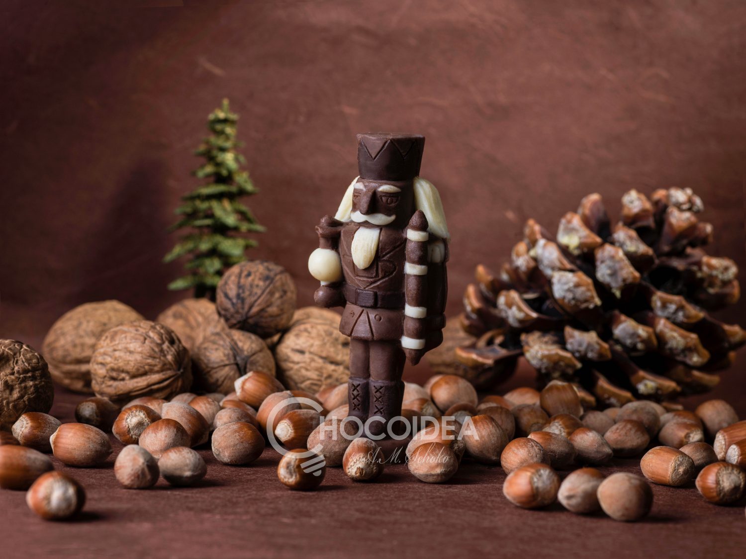 Nussknacker aus Schokolade - Chocoidea
